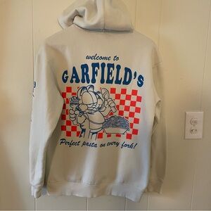 H&M Garfield Graphic Hoodie Men’s Small